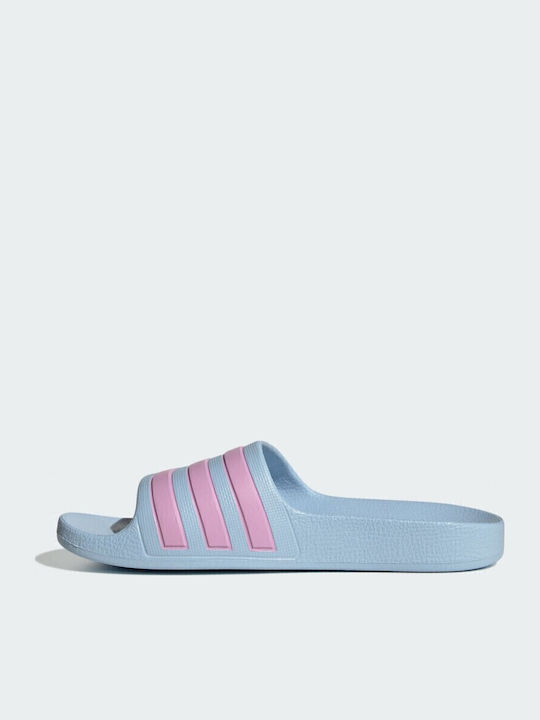 Kinder Flip-Flops Slides Hellblaue Adilette Aqua
