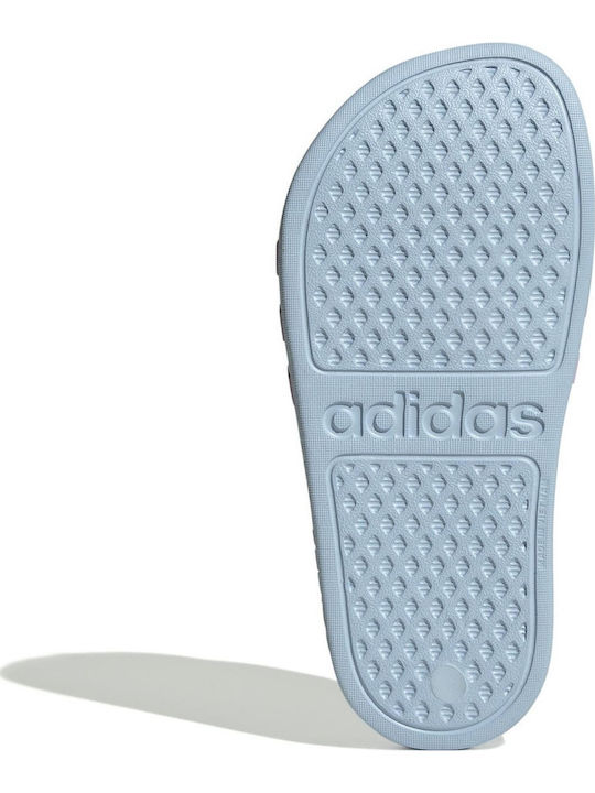 Kinder Flip-Flops Slides Hellblaue Adilette Aqua