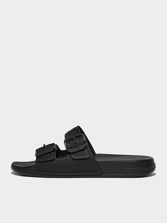 Iqushion Women's Flip Flops Black