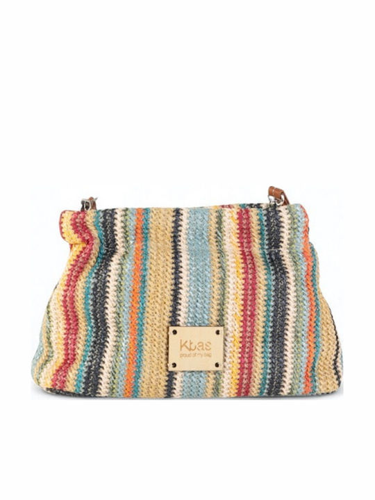 Knitted Women's Handbag Crossbody Blue