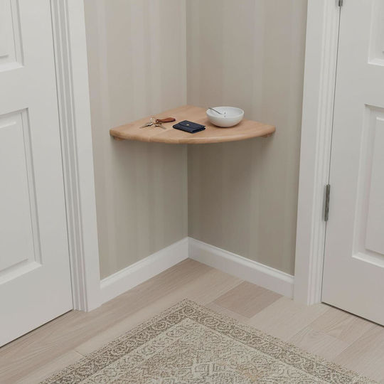Corner Wall Shelf Natural