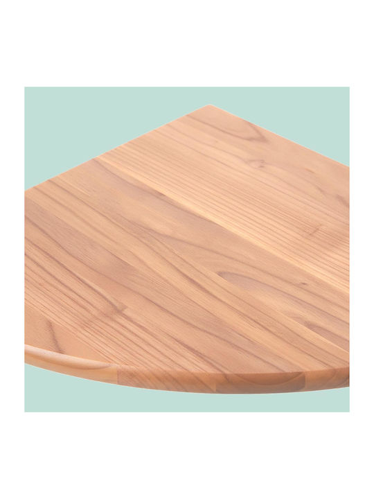 Γωνιακό Ράφι Τοίχου Natural 35x35xεκ.