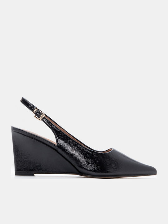 Pointed Toe Heels With Medium Heel Black