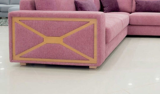 Divero Γωνιακός Υφασμάτινος 300x100x40εκ. Divero Γωνιακός Υφασμάτινος 300x100x40εκ.