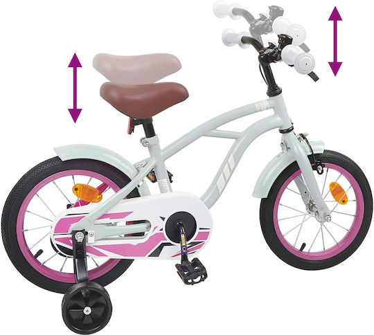 vidaXL 12" Kids' Bicycle Green