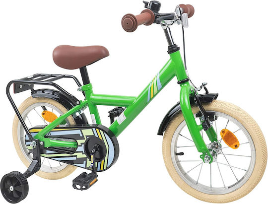 vidaXL 12" Kids' Bicycle Green