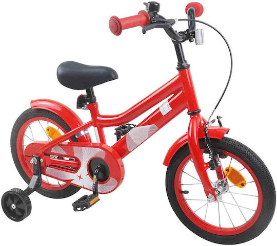 vidaXL 12" Kids' Mountain Bicycle Red