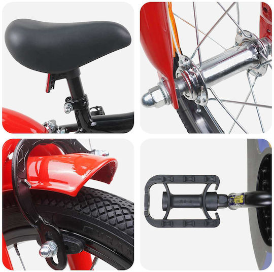 vidaXL 12" Kids' BMX Bicycle Black