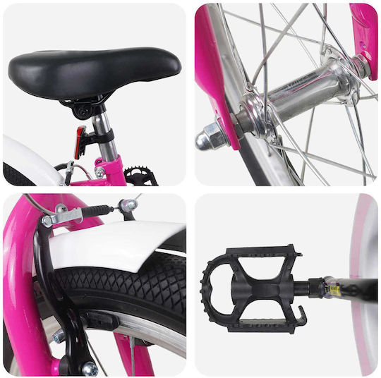 vidaXL Mountain Bike Copii 24" Roz