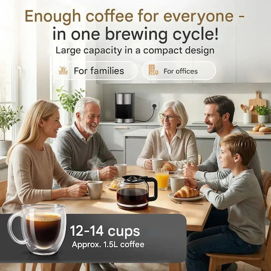 Profi Cook Pc-ka 1330 Filter Coffee Machine 800W