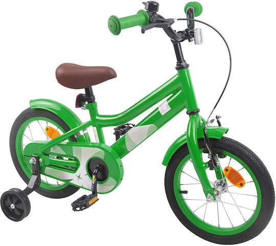 vidaXL 14" Παιδικό Ποδήλατo BMX Πράσινο