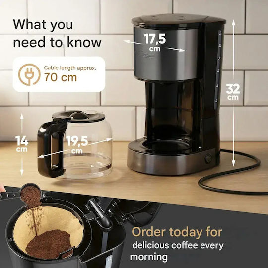 Profi Cook Pc-ka 1330 Filter Coffee Machine 800W