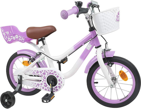 vidaXL 12" Παιδικό Ποδήλατo BMX Μωβ