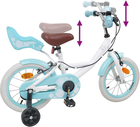 vidaXL 12" Kids' BMX Bicycle White
