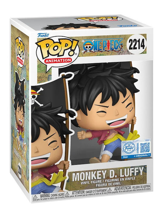 Funko Pop! Animation: Monkey D. Luffy (with Flag) Special Edition Funko Pop! Animation: Monkey D. Luffy (with Flag) Special Edition