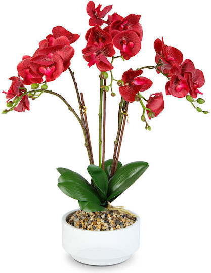 Decorative Artificial Orchid In Pot Natural Look 56 Cm