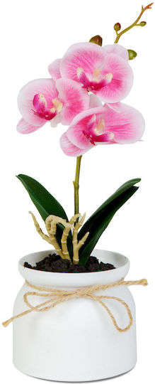 Orhidee Artificială Decorativă În Ghiveci Aspect Natural 32,5 Cm