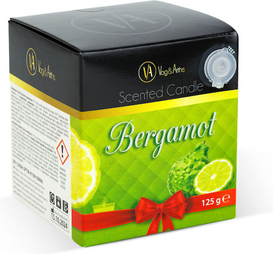 Lumânare Aromatică în Borcan Galben 125gr