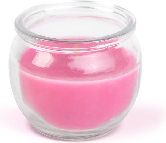Aromatisches Kerze in Gefäß mit Parfüm Rose 70gr