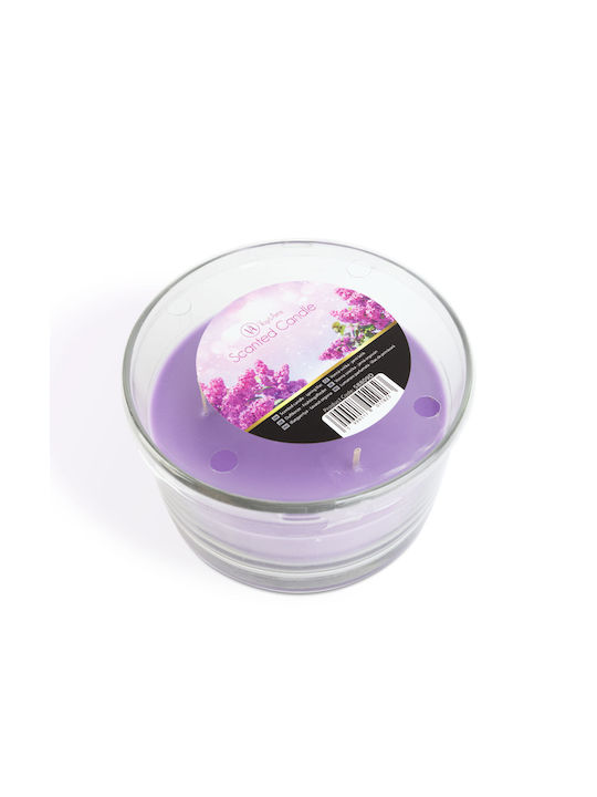 Aromatic Candle in Lilac Jar 350g