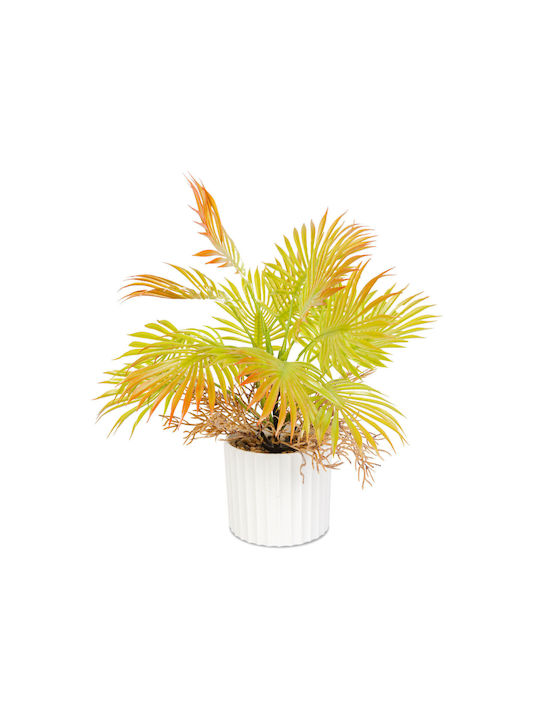 Artificial Decorative Palm Plant 22 Cm In Pot Realistic Design Home Office Decor