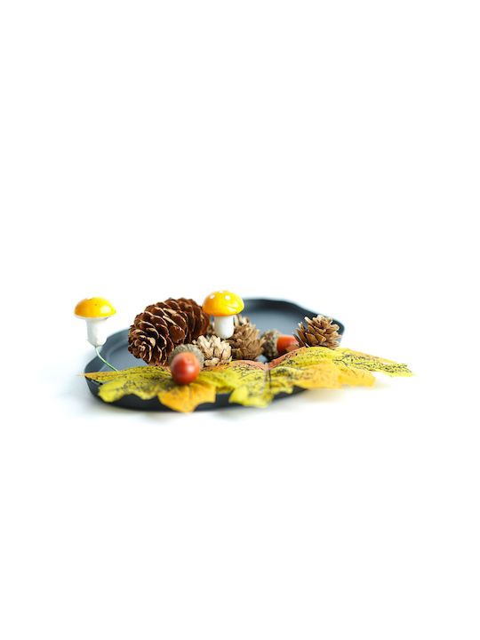 Herbstdekoration Set Laub Kiefernzapfen Kürbis 4 Designs