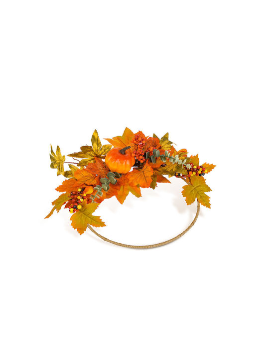 Coroană Decorativă De Toamnă 24 Cm Decor Pentru Ușă Și Masă 3 Modele