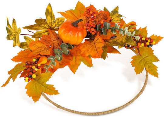 Autumn Decorative Wreath 24 Cm Door Table Decoration 3 Designs