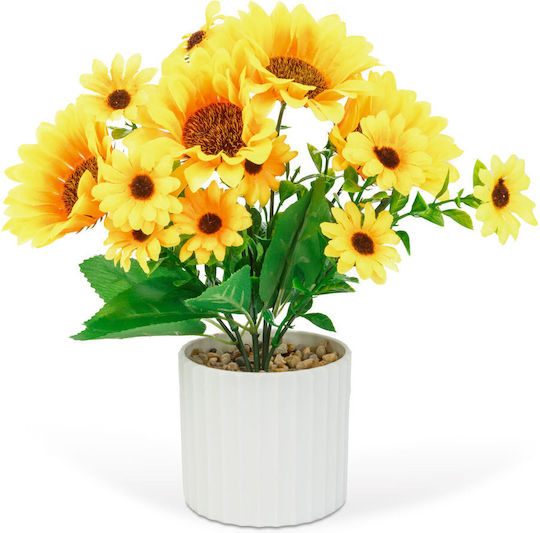 Künstliche Sonnenblume 20 Cm Innenraumdekoration Gelbe Dekorative Verzierung Realistischer Kunststoff Künstliche Sonnenblume 20 Cm Innenraumdekoration Gelbe Dekorative Verzierung Realistischer Kunststoff