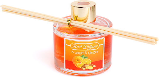Difuzor Parfum Pentru Casă 100 Ml Aromă De Ghimbir Portocaliu Betisoare Odorizant Aer