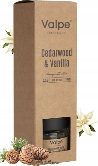 Valpe Reed Diffuser Cedarwood Vanilla 50 Ml Dz50-81