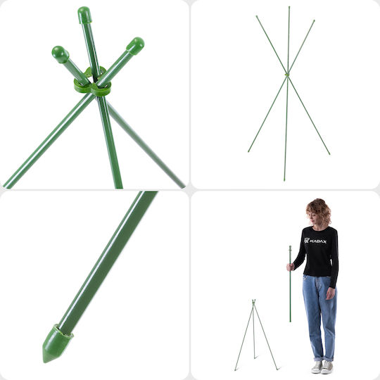 Kadax Set 3 Piese Araci Conici Pentru Grădină 75 Cm 3 Bucăți