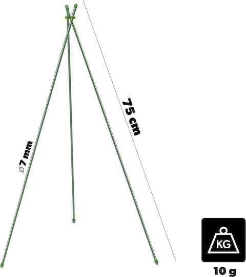 Kadax Set 3 Piese Araci Conici Pentru Grădină 75 Cm 3 Bucăți