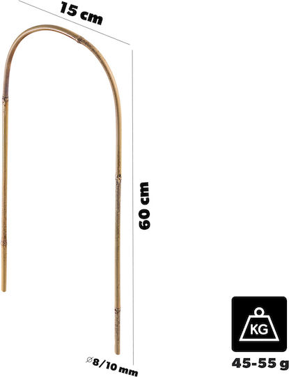 Kadax Bamboo Arch Support 60 X 15 Cm 5 Pcs