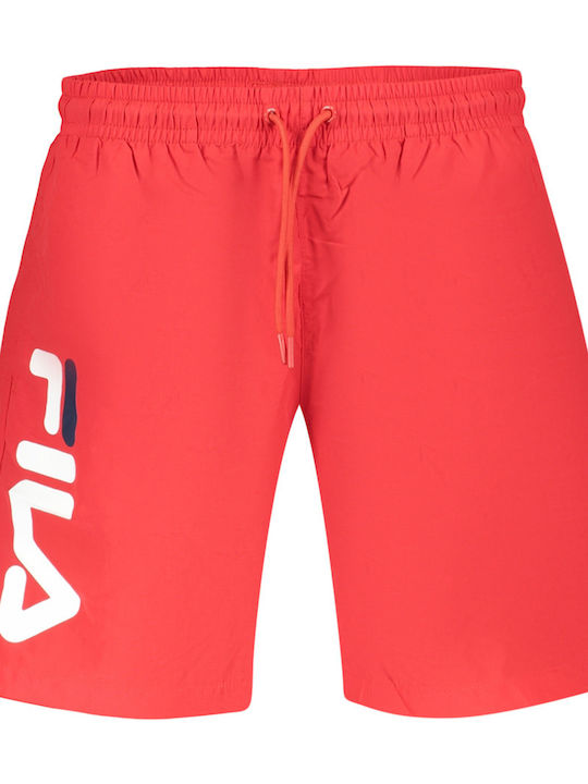 Ανδρικό Μαγιό Slip Red με Σχέδια