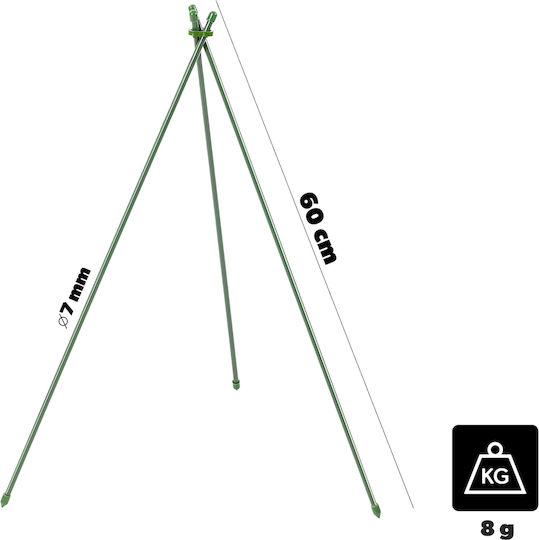 Kadax Set 3 Piese Țepușă Conică Pentru Grădină 60 Cm 10 Bucăți