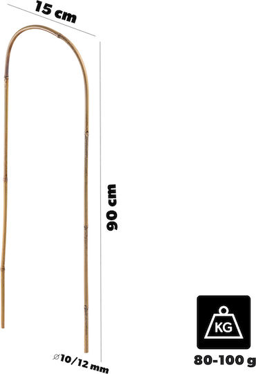 Kadax Bamboo Arch Support 90 X 15 Cm 5 Pcs