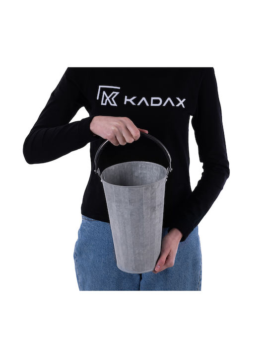Kadax Γλάστρα Μεταλλική Γκρι Kadax Γλάστρα Μεταλλική Γκρι