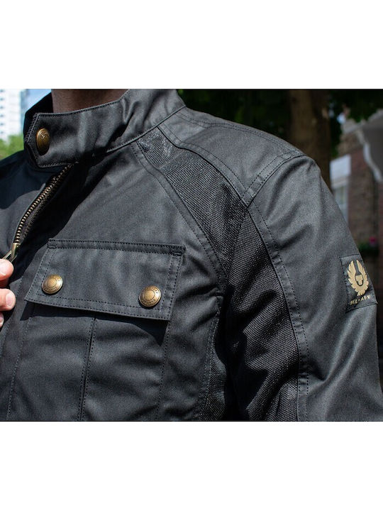 Belstaff Temple Sommer Männer Reitjacke Schwarz