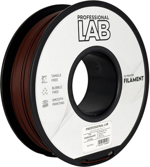 Filament Pla Pentru Imprimantă 3d Profesional Lab 1 Kg 1.75 Mm Maro Ciocolată