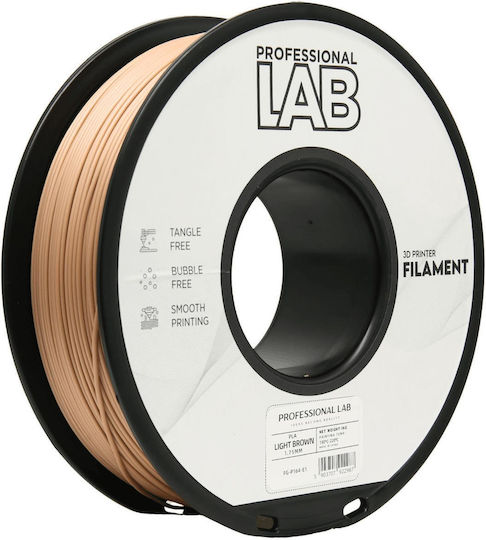 PLA Филамент 3D Принтер Professional Lab 1 Kg 1.75 Mm Светлокафяв