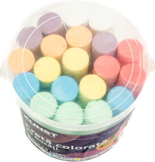 Set De Crete Colorate Rotunde 20 Bucăți Culori Diverse