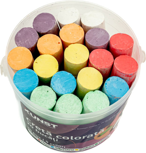 Set De Crete Colorate Rotunde 20 Bucăți Culori Diverse