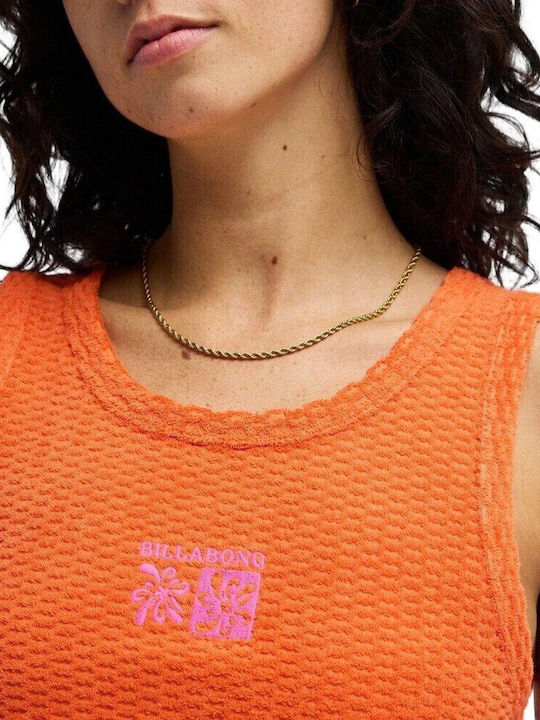 Women's Sleeveless Blouse Orange