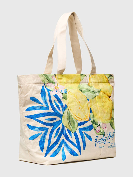 Funky Buddha Strandtasche Weiß Funky Buddha Strandtasche Weiß