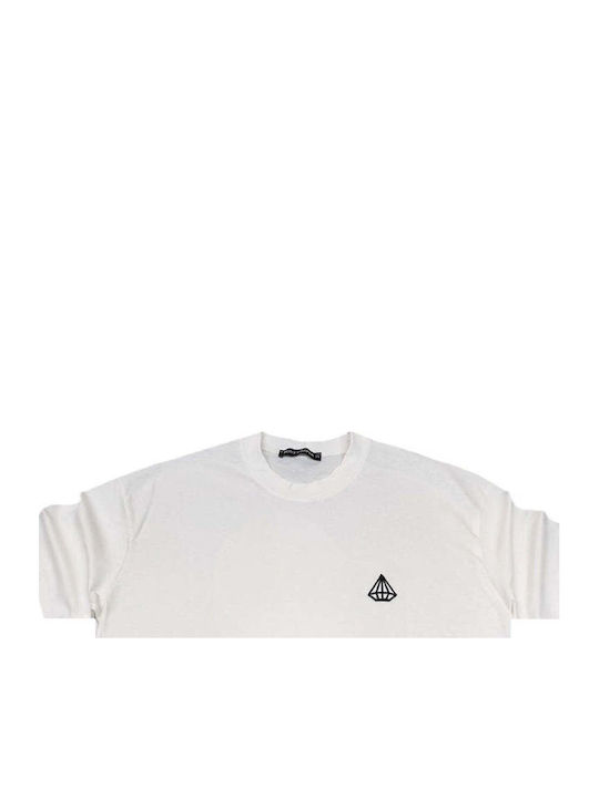 Bluza Tricou Cu Mânecă Scurtă Ecru
