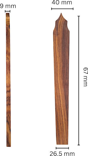 Гриф За Понтийска Лира Rosewood Плосък