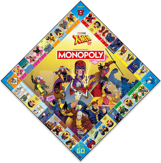 Επιτραπέζιο Παιχνίδι Monopoly X-Men '97 για 2-6 Παίκτες 14+ Ετών WIN6062 (EN) Winning Moves