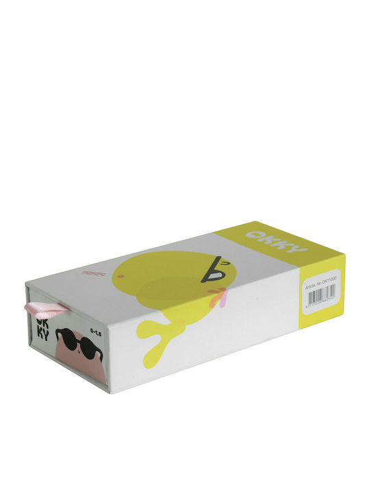 Okky Στρογγυλά Βρεφικά Γυαλιά Ηλίου με Polarized Φακό Ροζ
