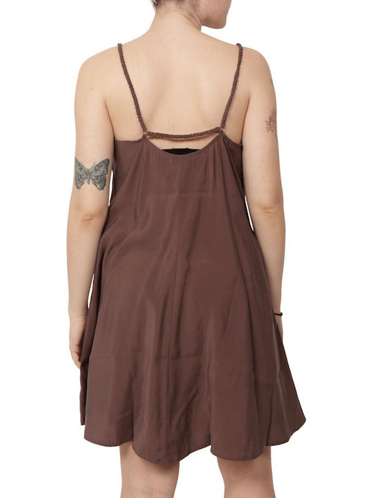 Only Summer Mini Dress Dark Brown 15371753 | Skroutz.mt Only Summer Mini Dress Dark Brown 15371753 | Skroutz.mt